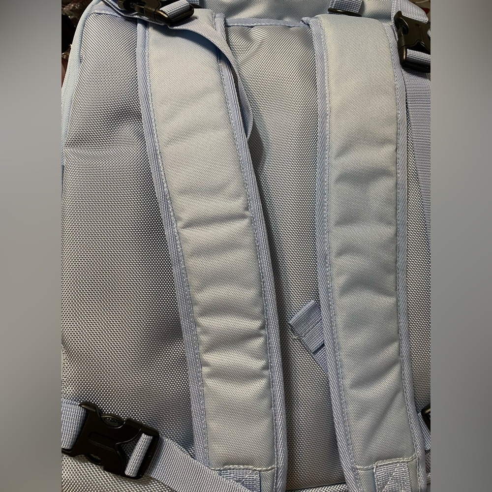 Embark  Wheelchair Adaptive  Light Blue Backpack NWT Multiple Pockets - Picture 9 of 9